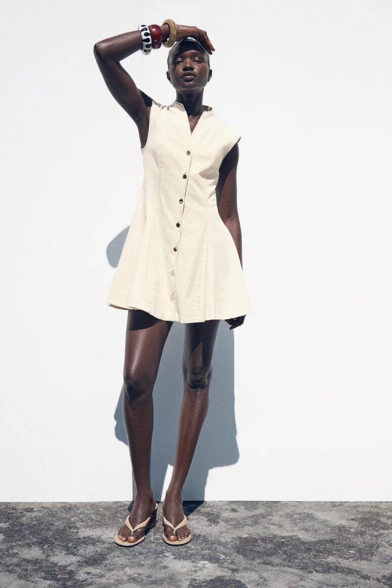 White Mini Summer Dress Zara | Oxford Street